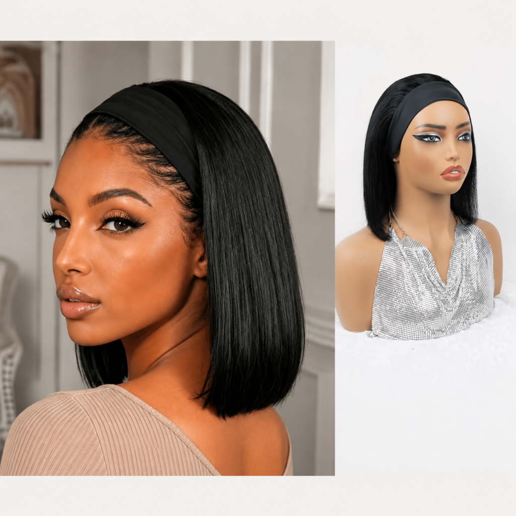 Bob Hairband Wig