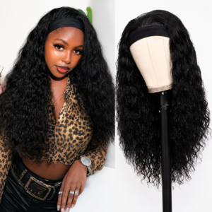 Kinky Curly Hairband Wig